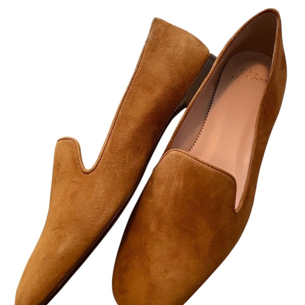 J Crew Brown Suede Loafers